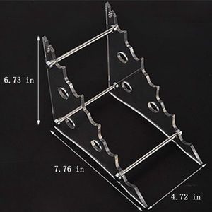 Set of 4 acrylic knife stands